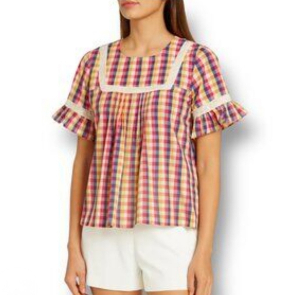 NWT Anthropologie English Factory Top - XS